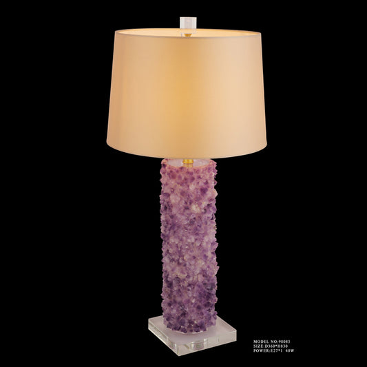 Amethyst crystal lamp handmade EVILLT 71050