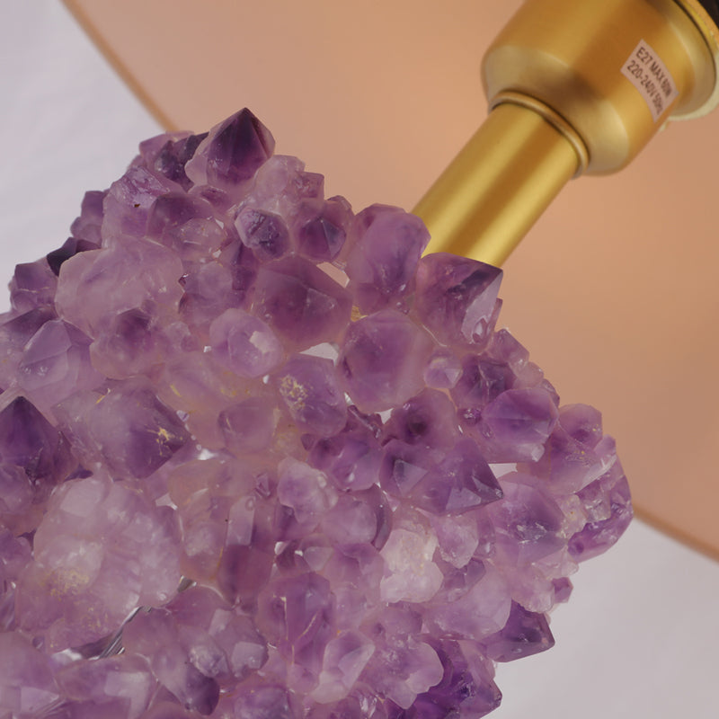 Amethyst crystal lamp handmade EVILLT 71050