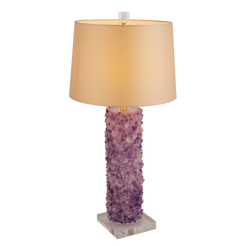 Amethyst crystal lamp handmade EVILLT 71050