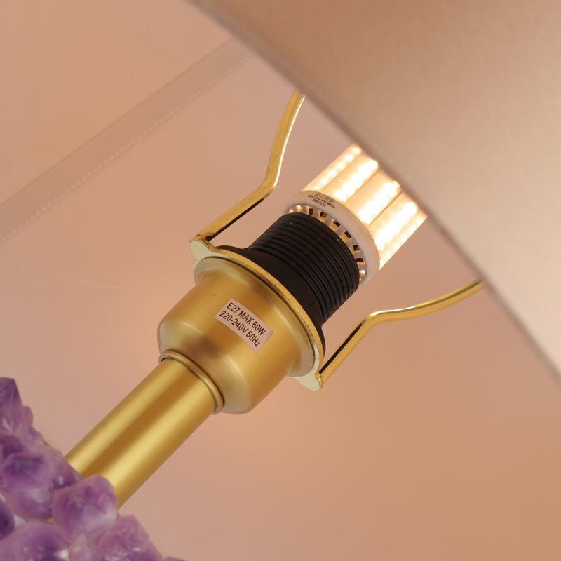 Amethyst crystal lamp handmade EVILLT 71050